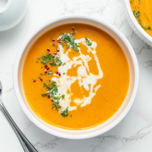 Creamy Carrot Soup - Gimme That Flavor