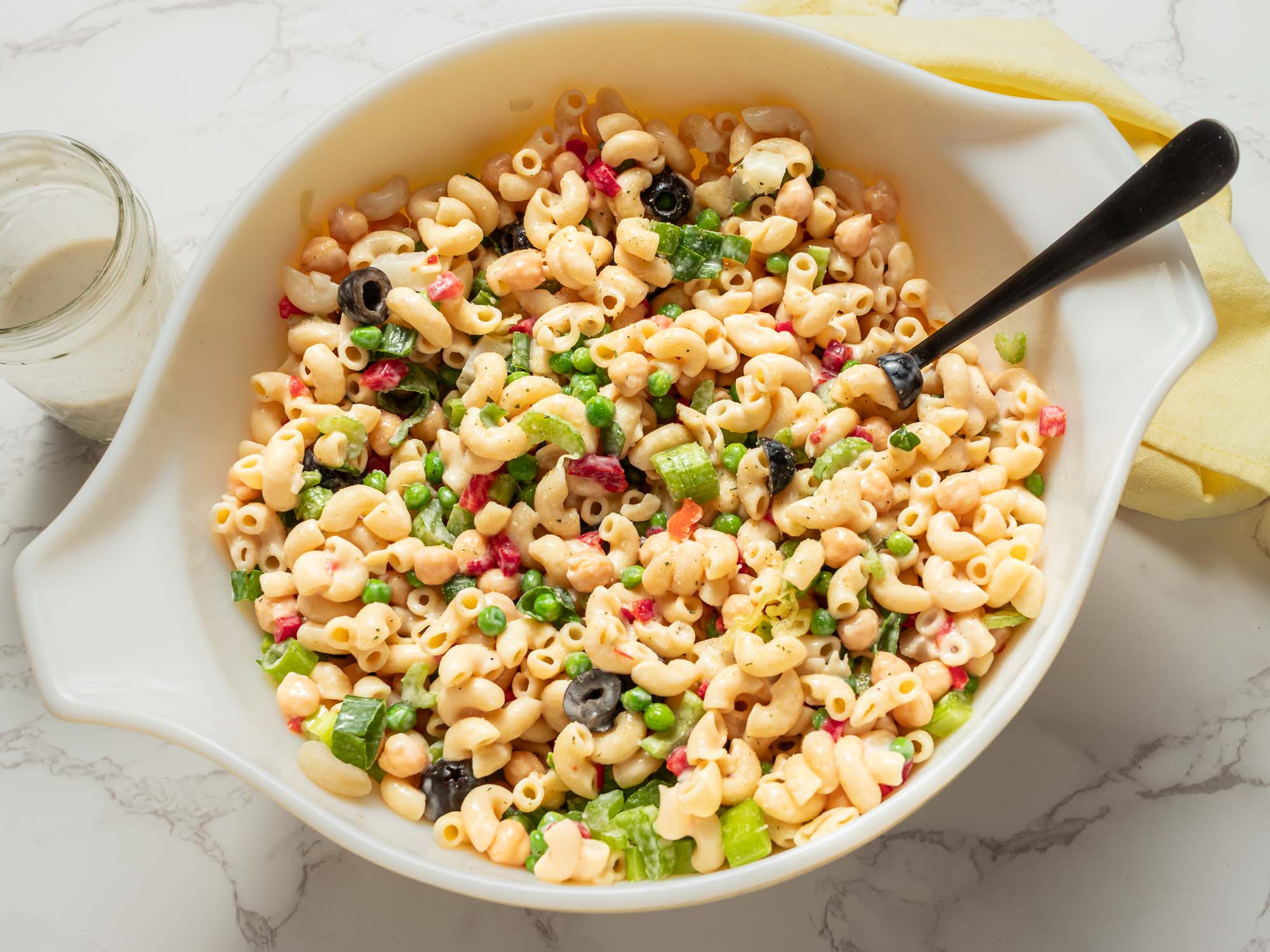 THE BEST HEALTHY MACARONI SALAD (VEGAN, MAYO-FREE) - Simple Veganizer